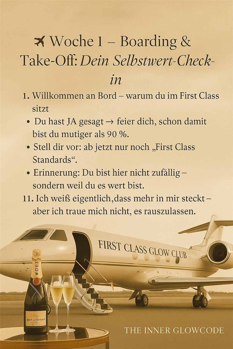 Woche 1: Boarding Sheet
